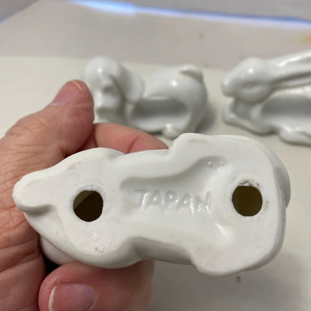 Set of 4 Animal Napkin Holders Made in Japan (DD)